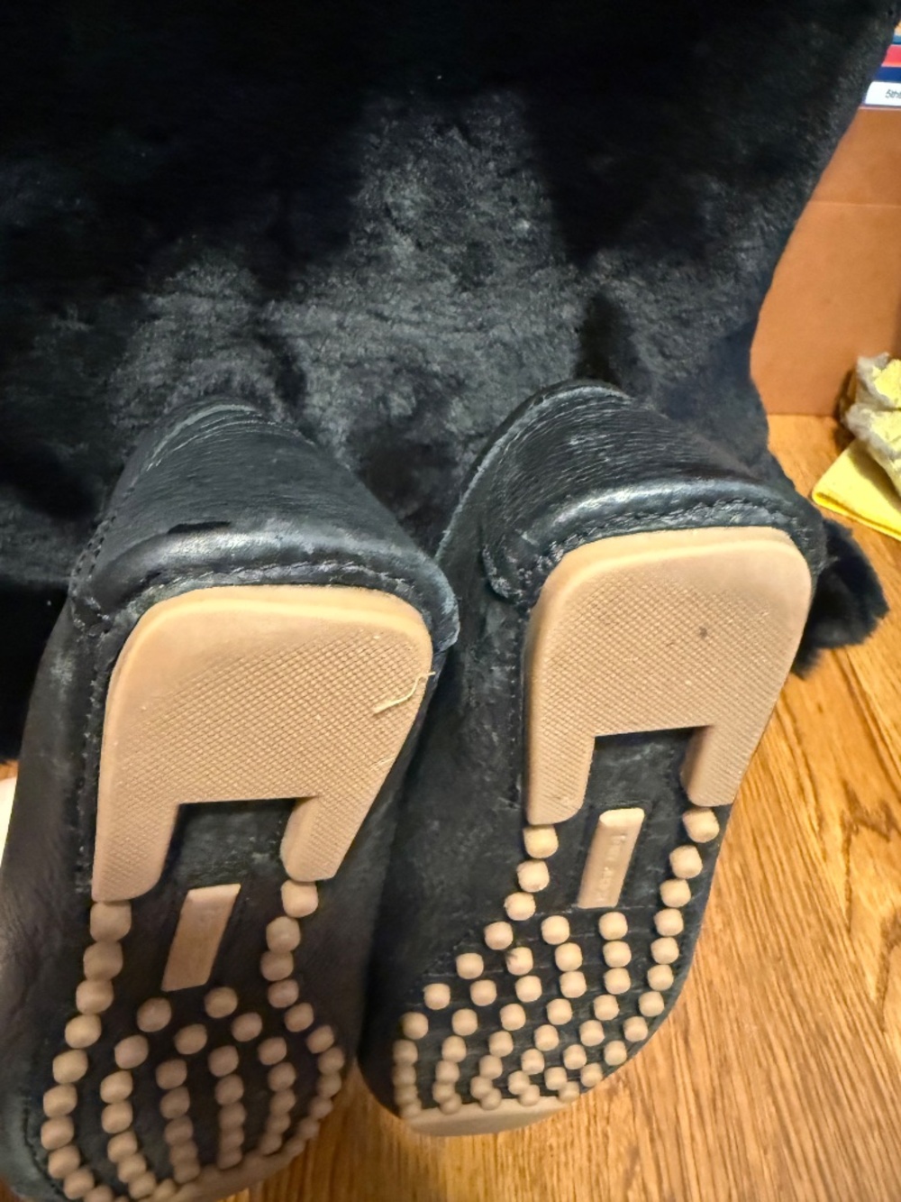 Tory Burch black Lowell driving shoes - Picture 6 of 7
